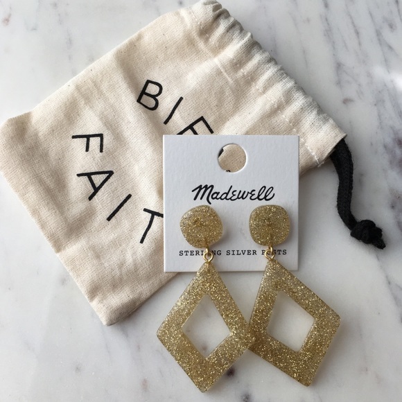 Madewell Diamond-Shaped Statement Earrings - Picture 7 of 8